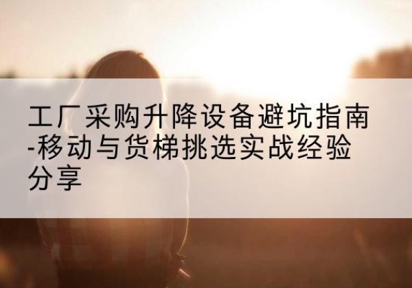 城阳移动式升降机怎么选-工厂采购升降设备避坑指南-移动与货梯挑选实战经验分享